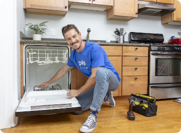 Installation of dishwasher